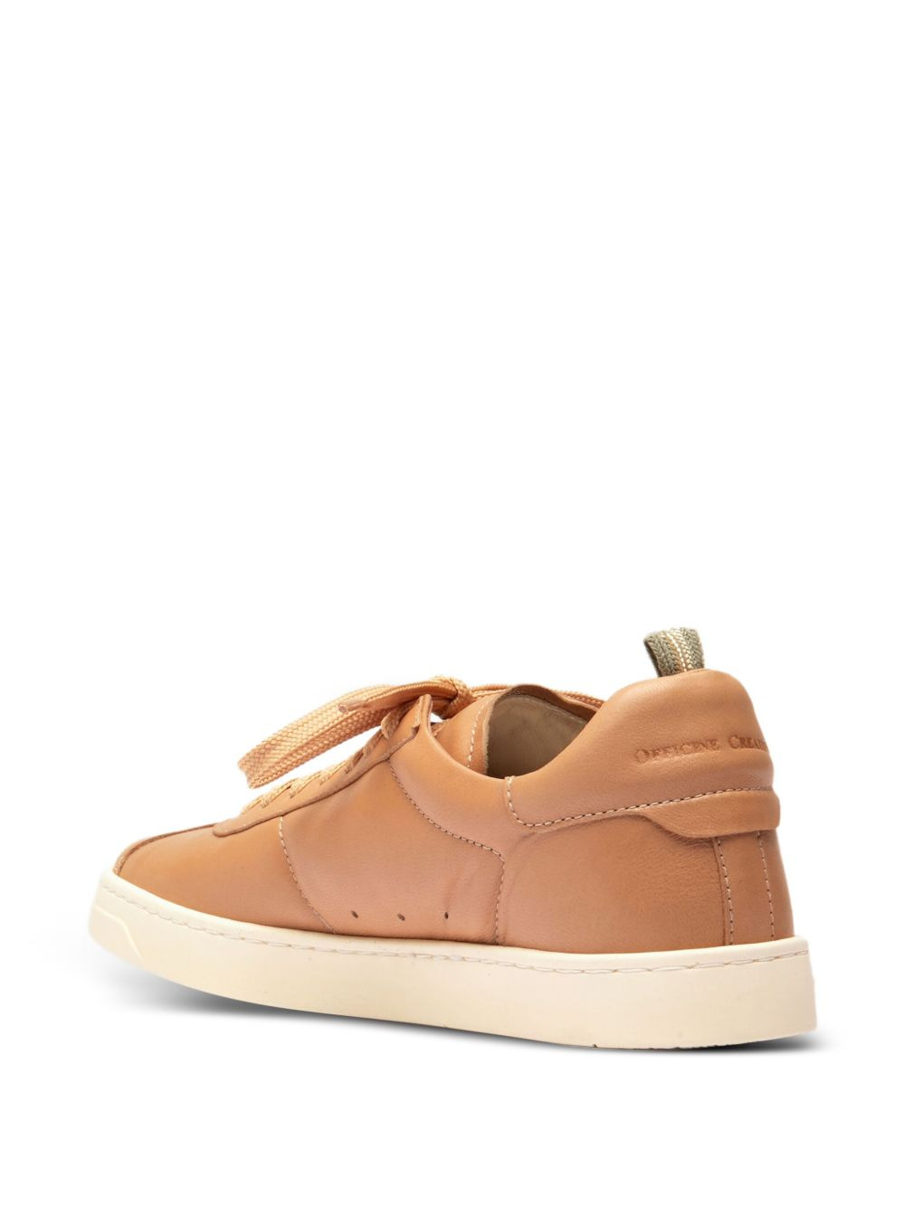 leather lace-up sneakrs - 5