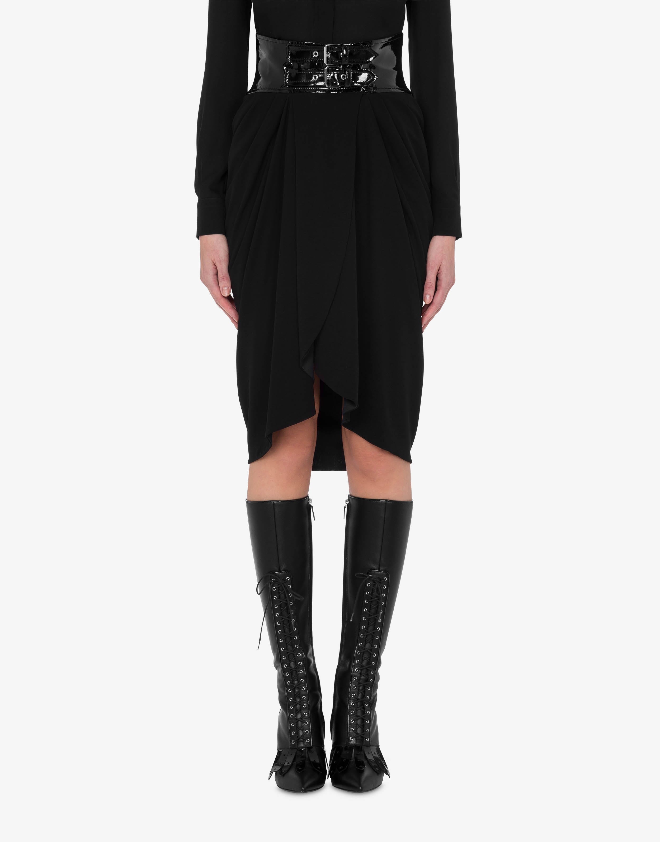 BONDAGE BUCKLE ORGANZINE SKIRT - 2