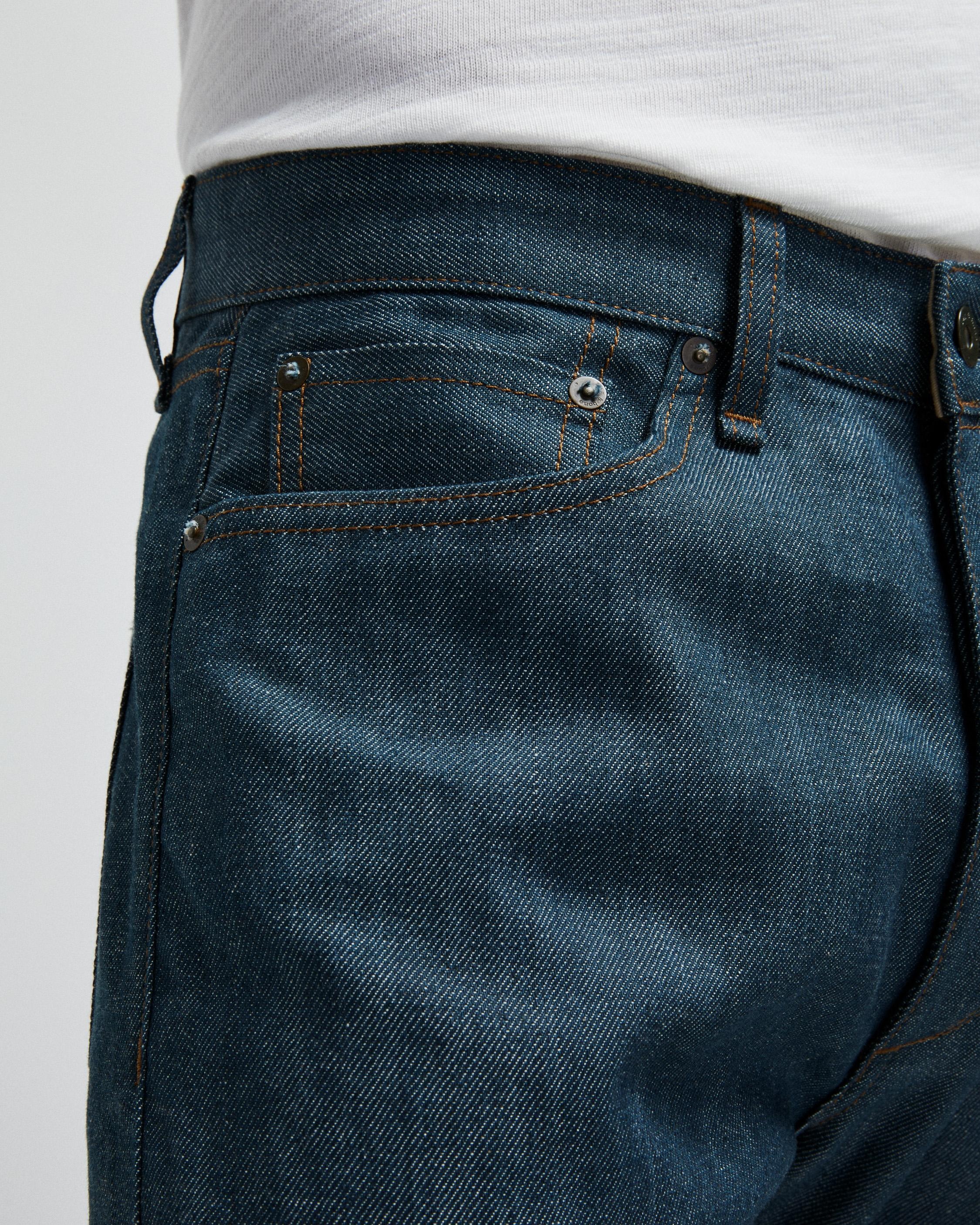 Fit 4 - Raw
Straight Fit Mid Indigo Rigid Jean - 5