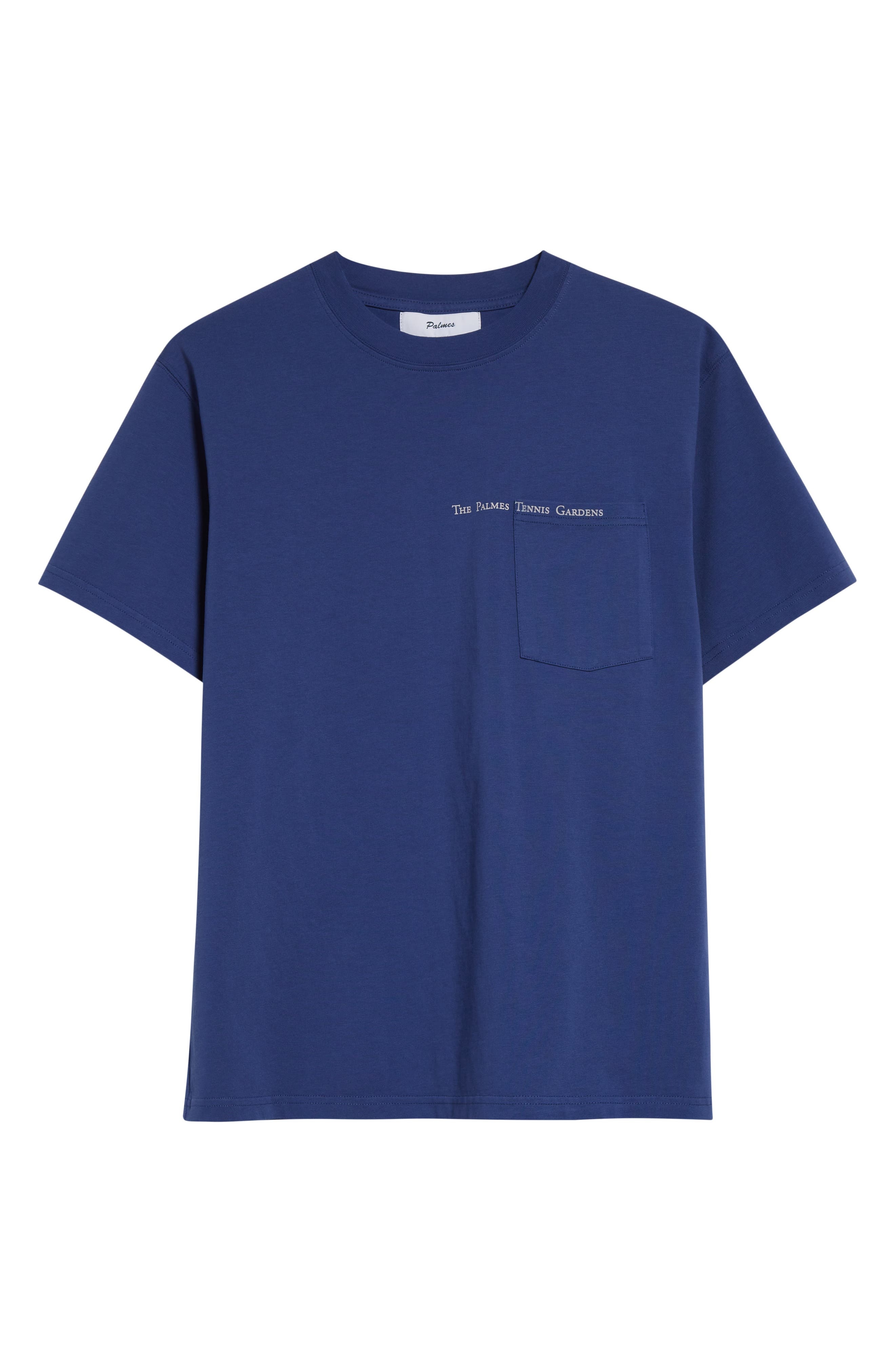 PALMES Garden Pocket Graphic T-Shirt in Blue at Nordstrom - 5