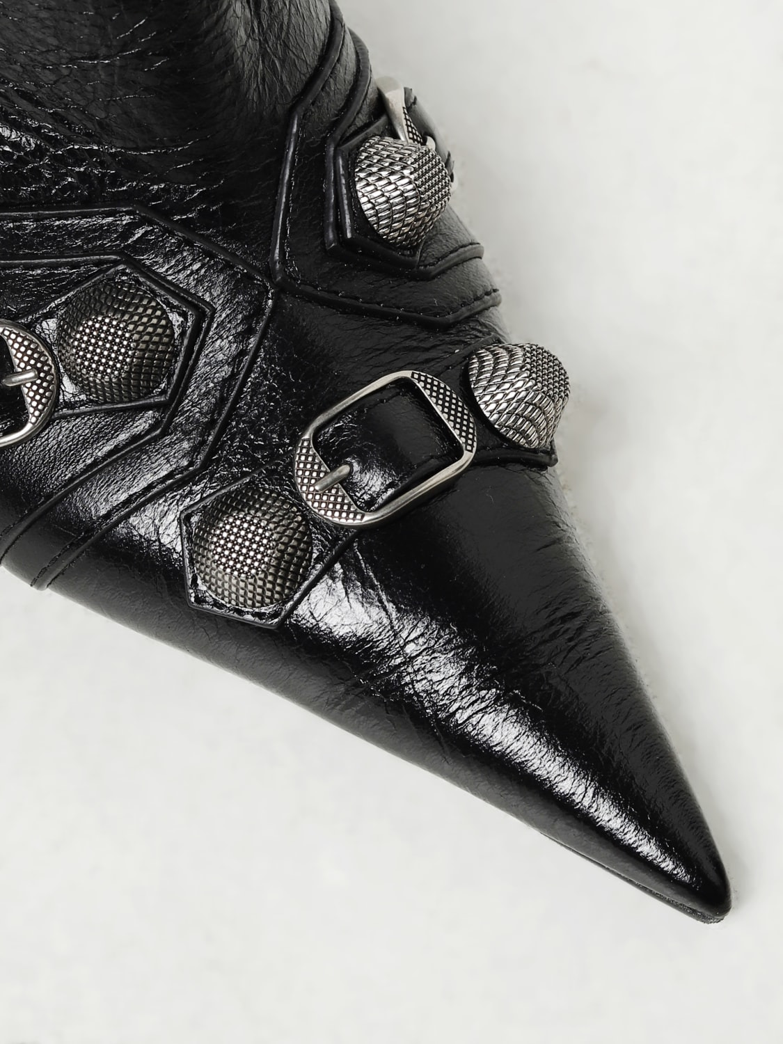 Balenciaga Cagole ankle boots in leather - 4