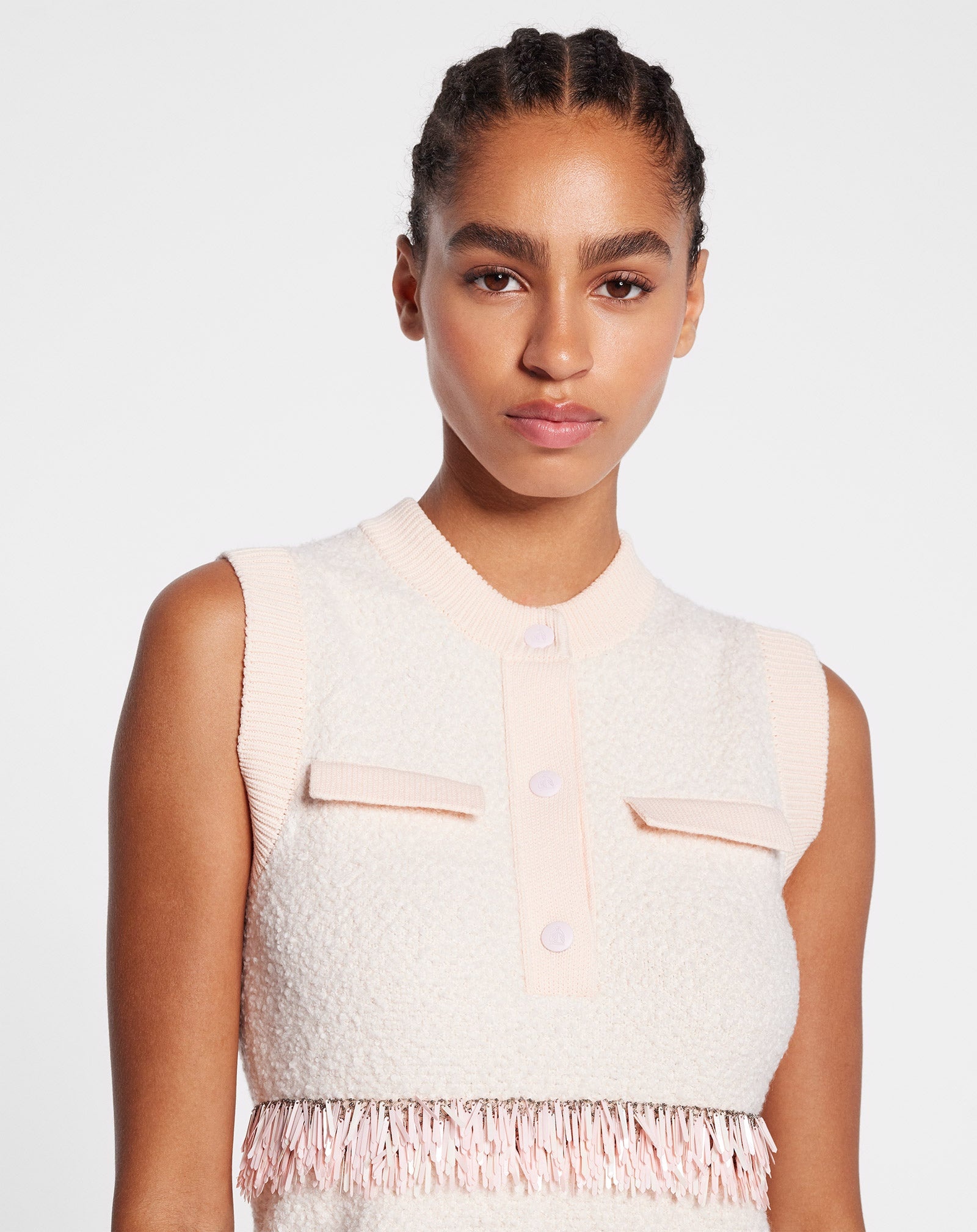 BOUCLÉ KNIT DRESS - 4