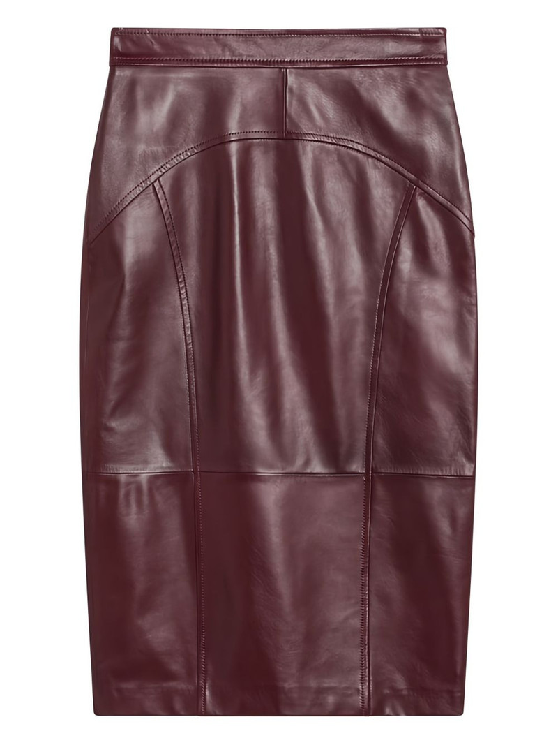 leather pencil skirt 1