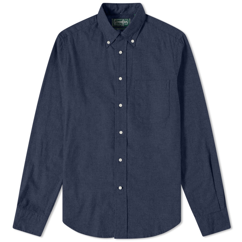 Gitman Vintage Button Down Overdye Seersucker Shirt - 1