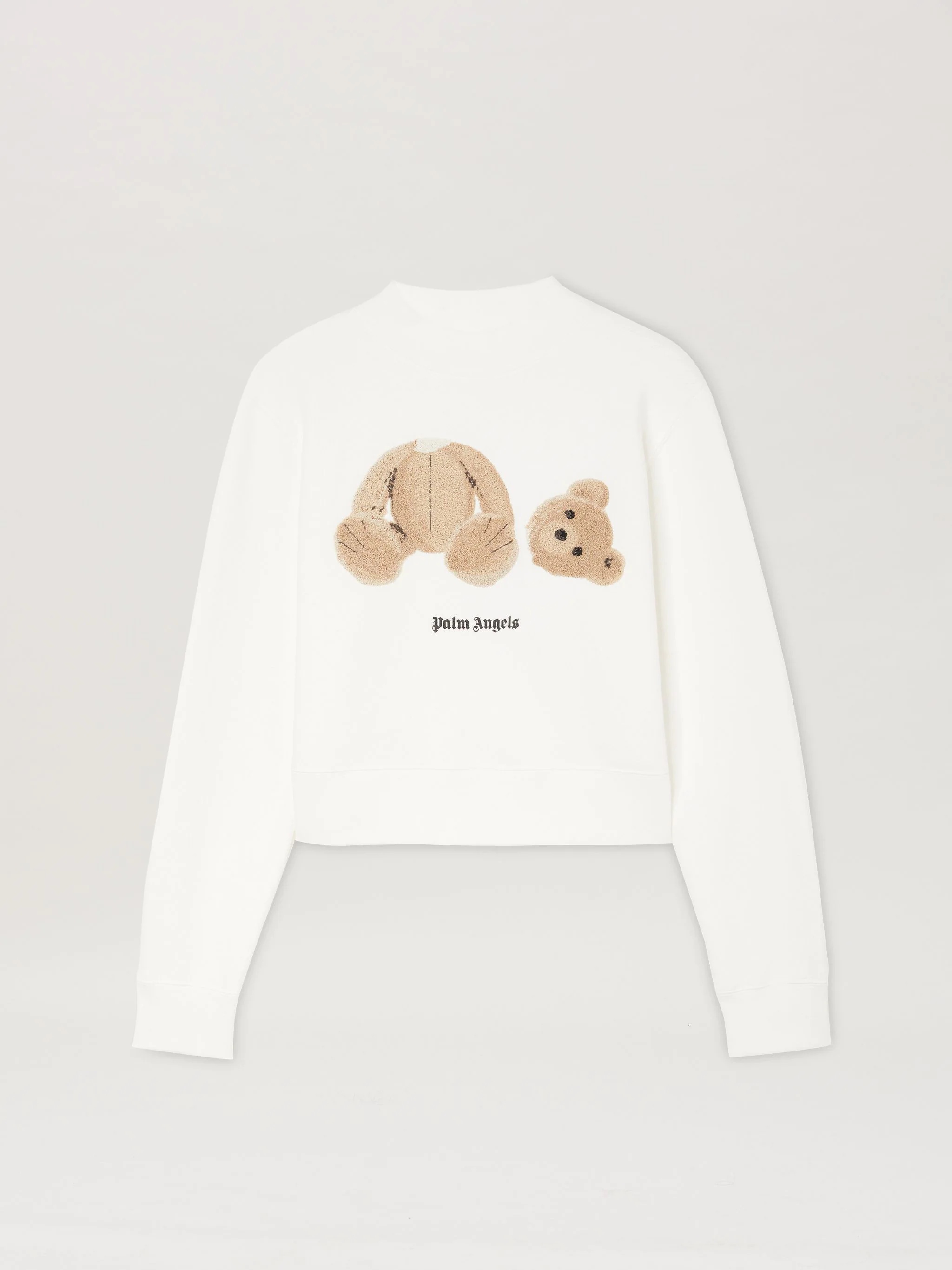 PALM BEAR FITTED CREW SWEATSHIRT - 1