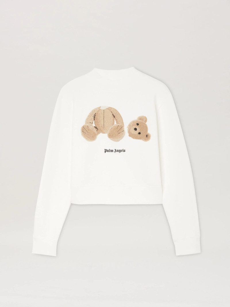 PALM BEAR FITTED CREW SWEATSHIRT 1