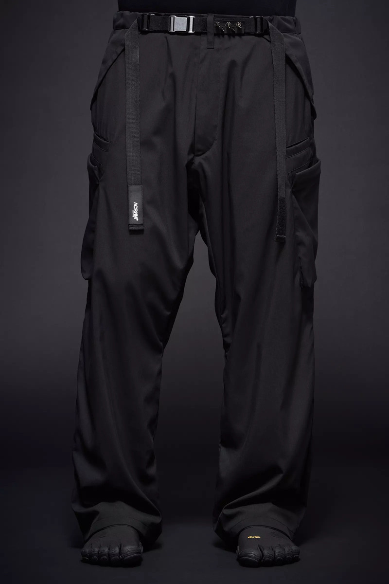 P55-M Nylon Stretch Cargo Trouser Black 17