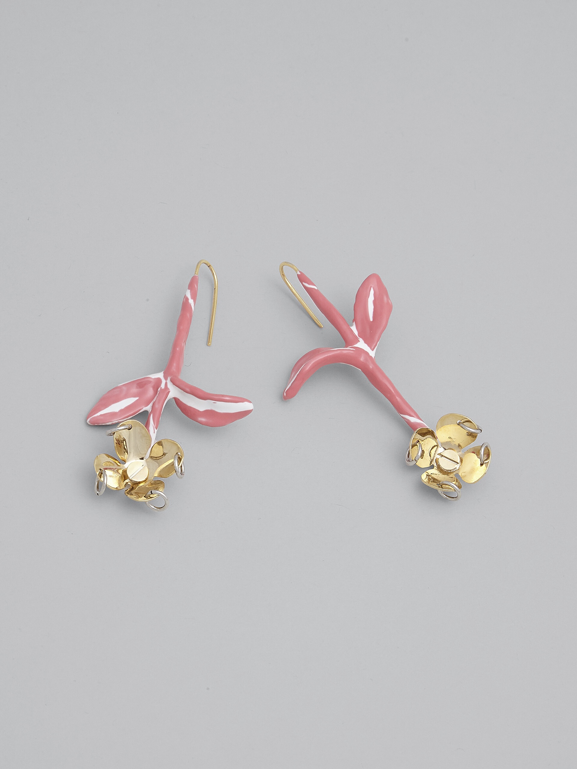 FLOWER PINK EARRINGS - 4