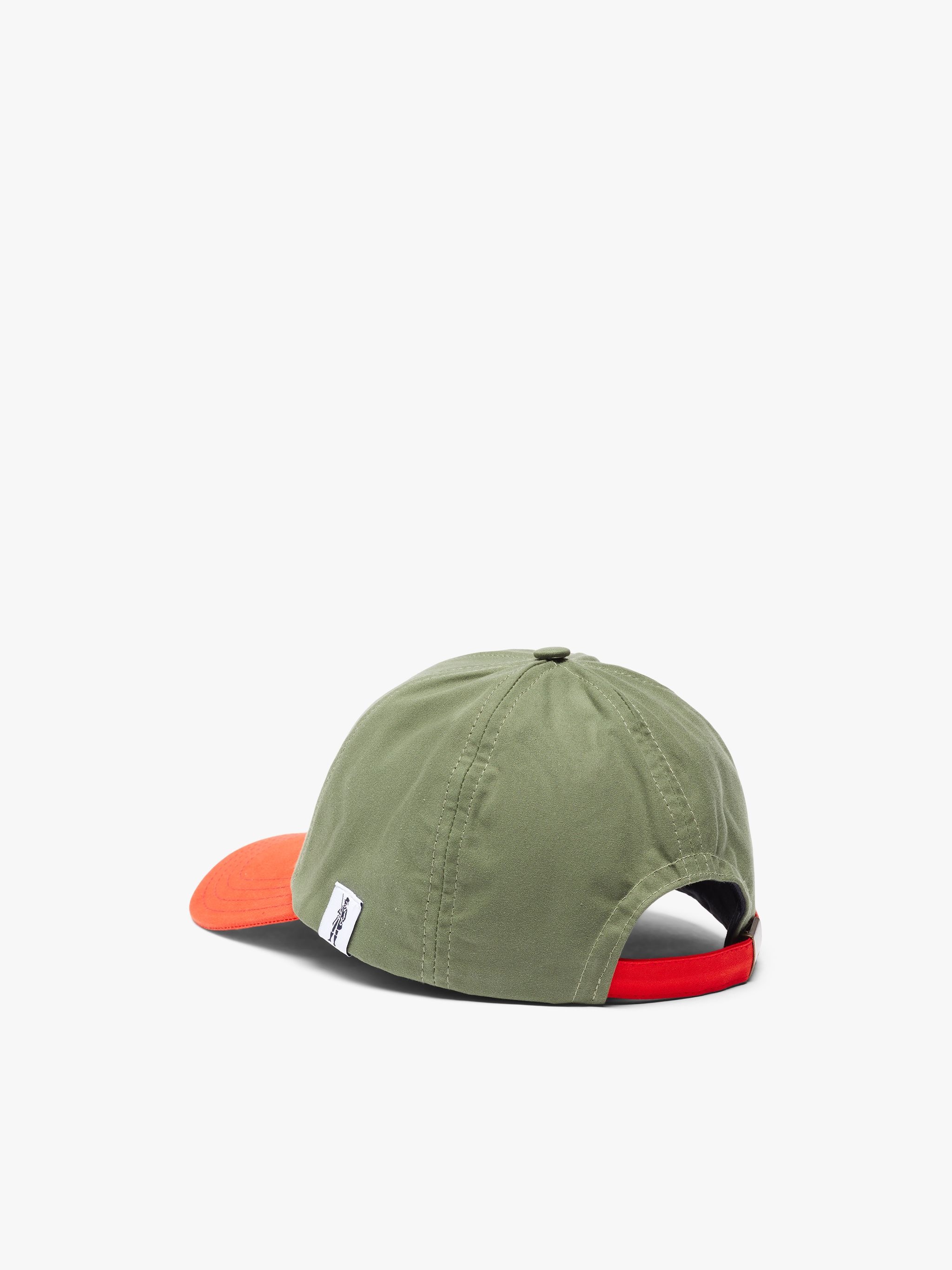 TIPPING WINTER MOSS CONTRAST WAXED COTTON BASEBALL CAP | ACC-HA04 - 3