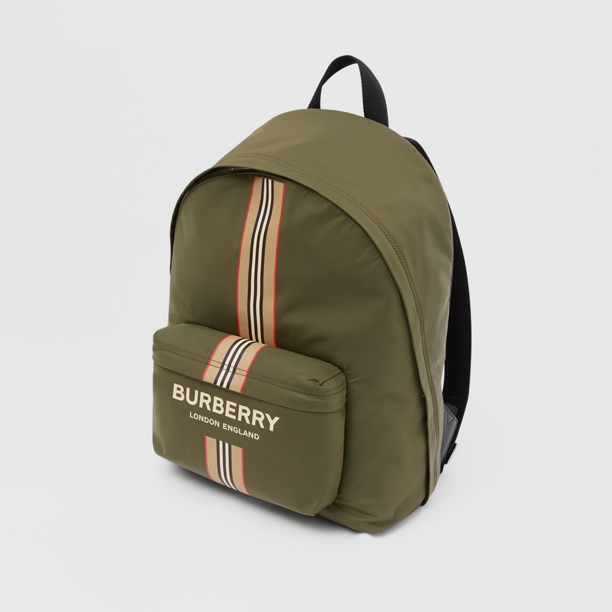 Logo and Icon Stripe Print ECONYL® Backpack - 5