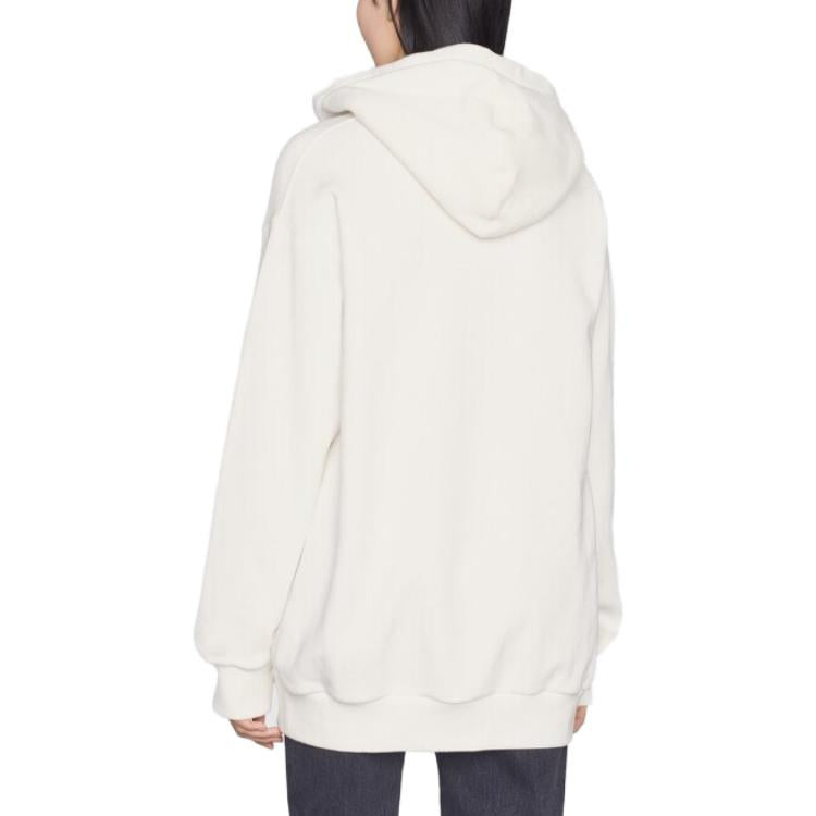 (WMNS) Gucci Tiger Interlocking G Hooded Sweatshirt 'Off-white' 615061-XJD4F-9095 - 3
