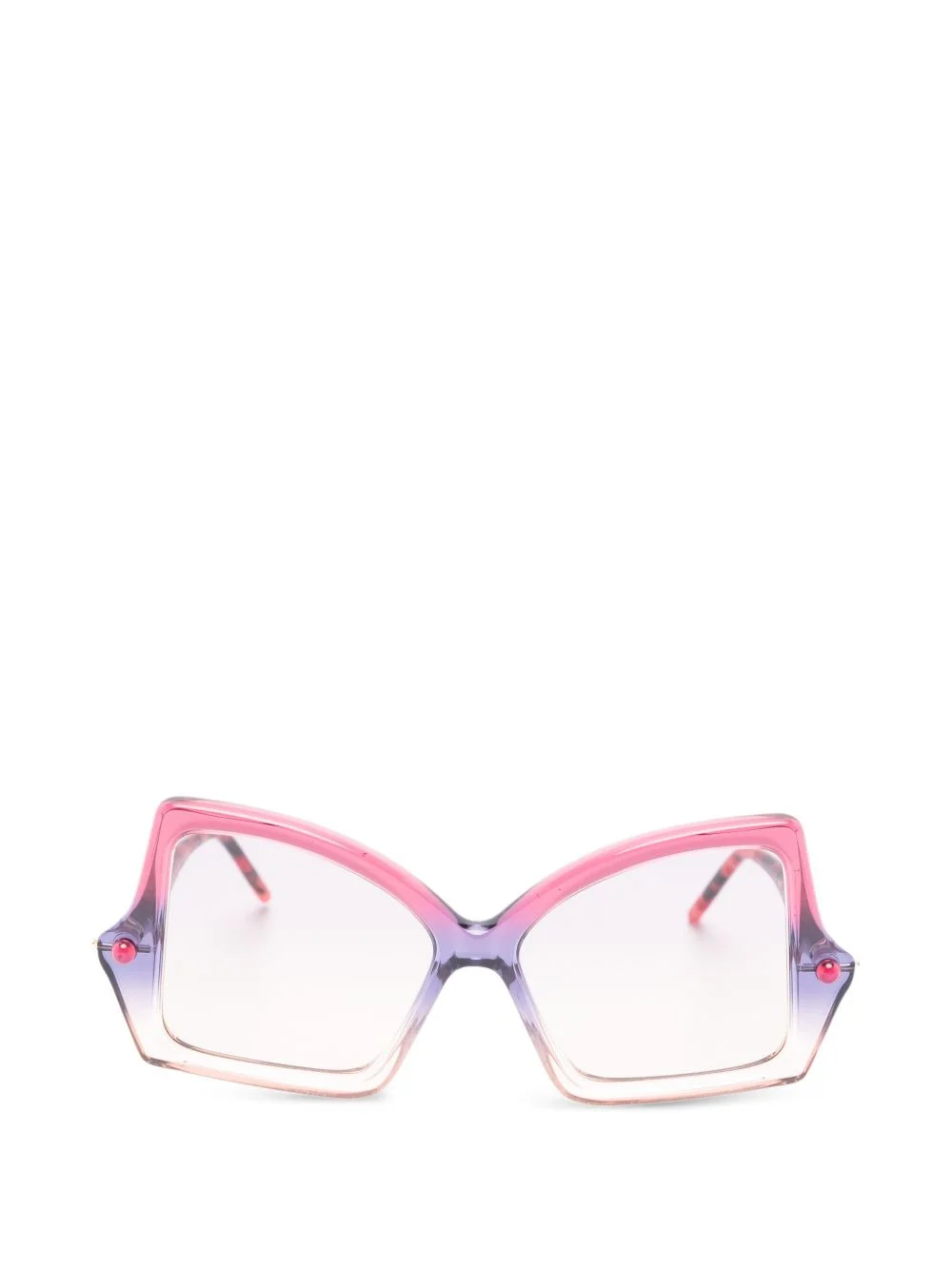 Maske P30 gradient-effect geometric-frame sunglasses - 1