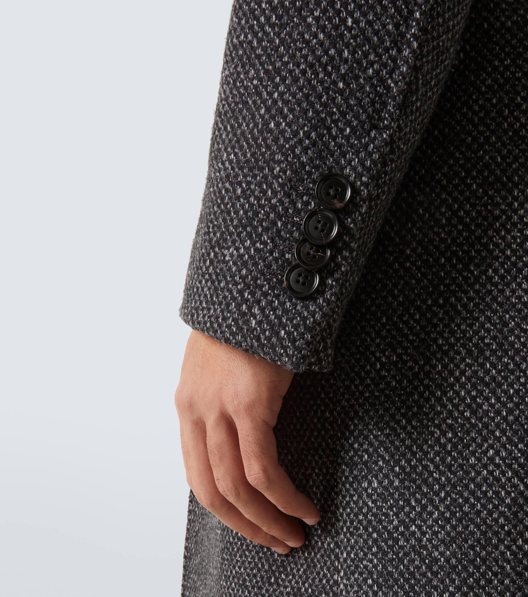 Wool and cashmere overcoat - 6
