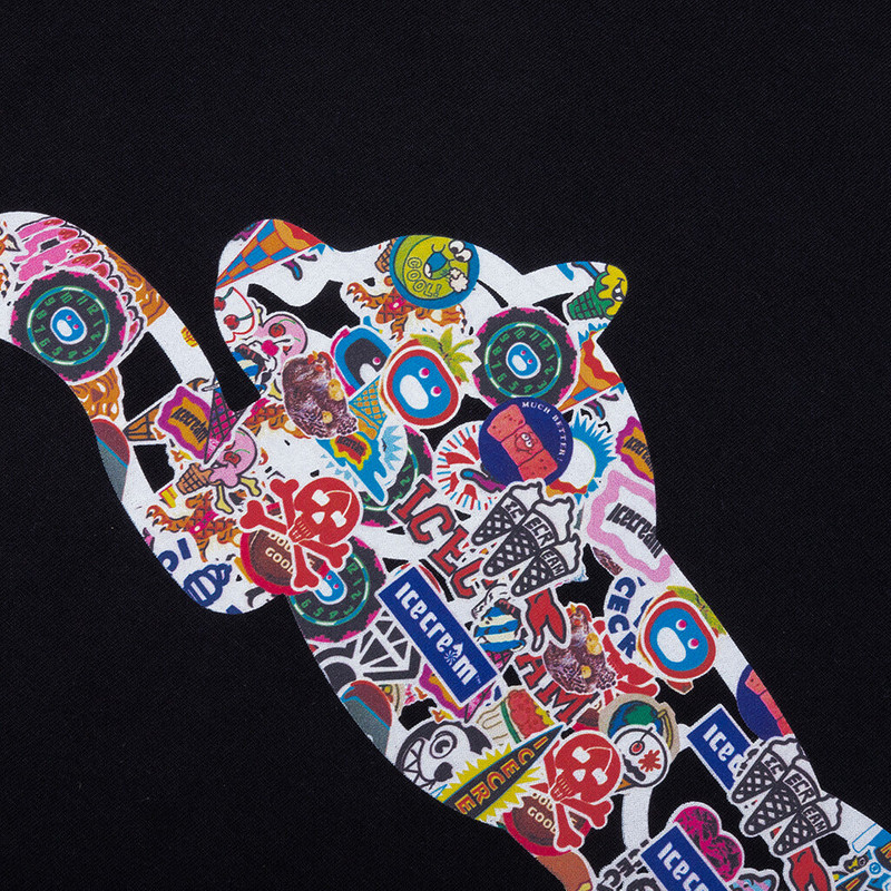 STICKERS S/S TEE - BLACK 3