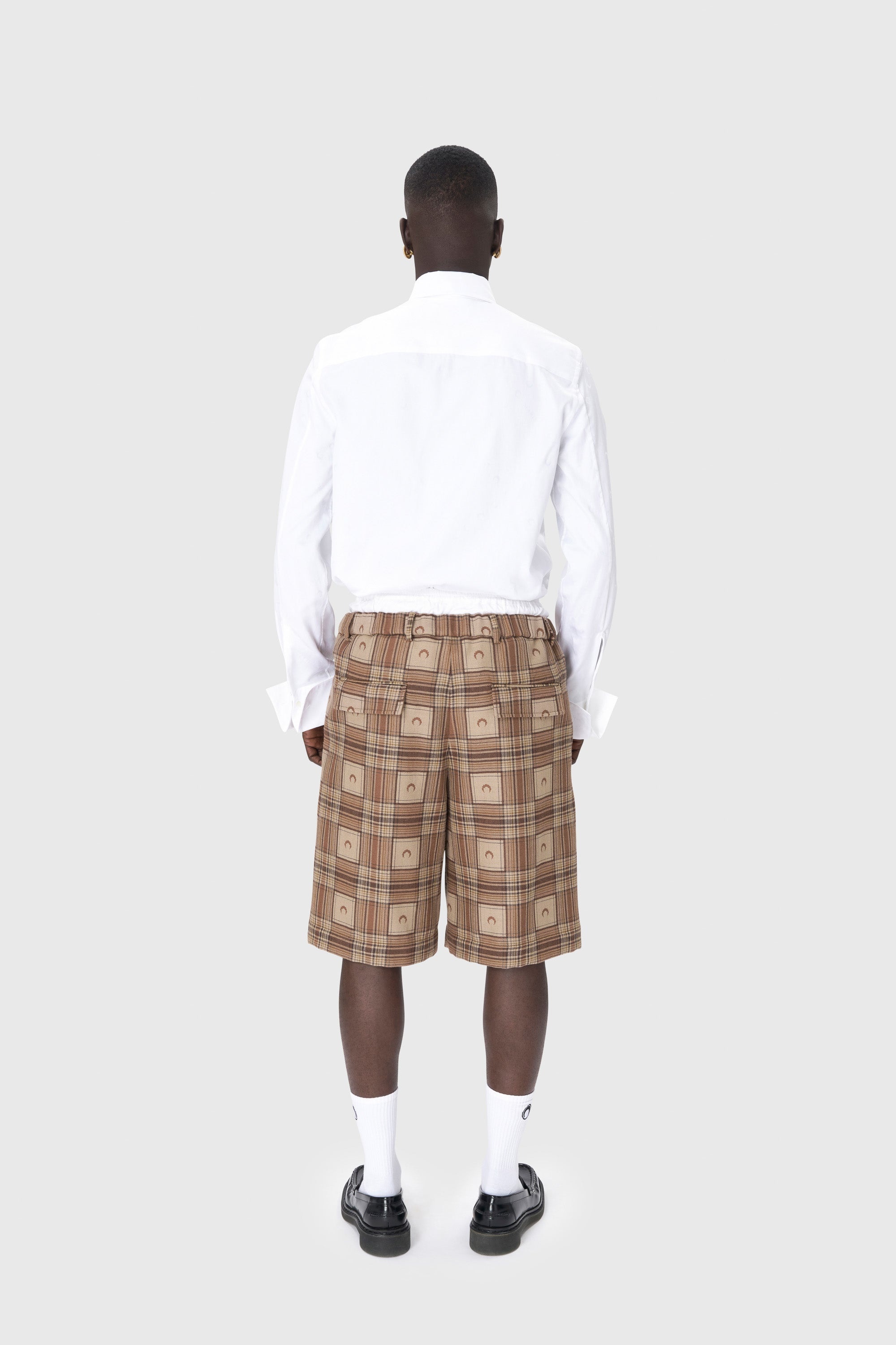Moon Checks Jacquard Shorts - 6