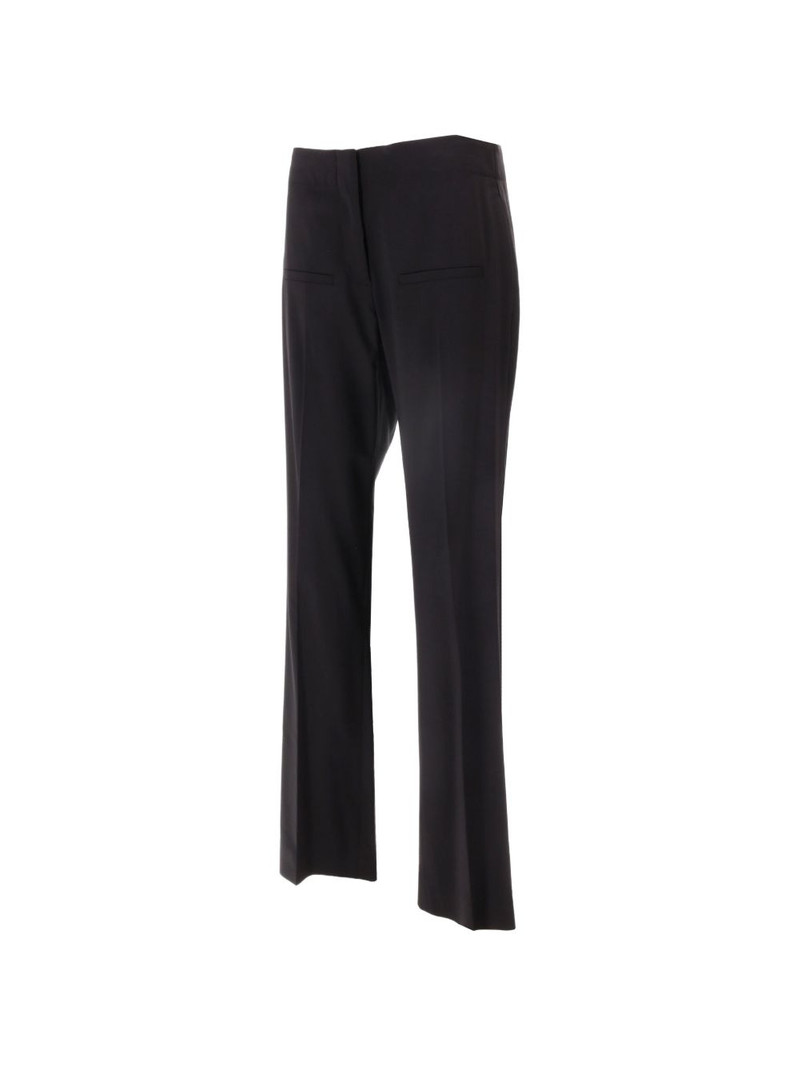 front-slit straight-leg trousers 3