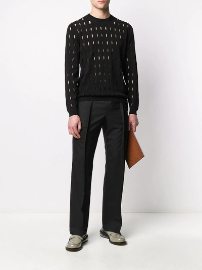 FENDI openwork knit jumper outlook