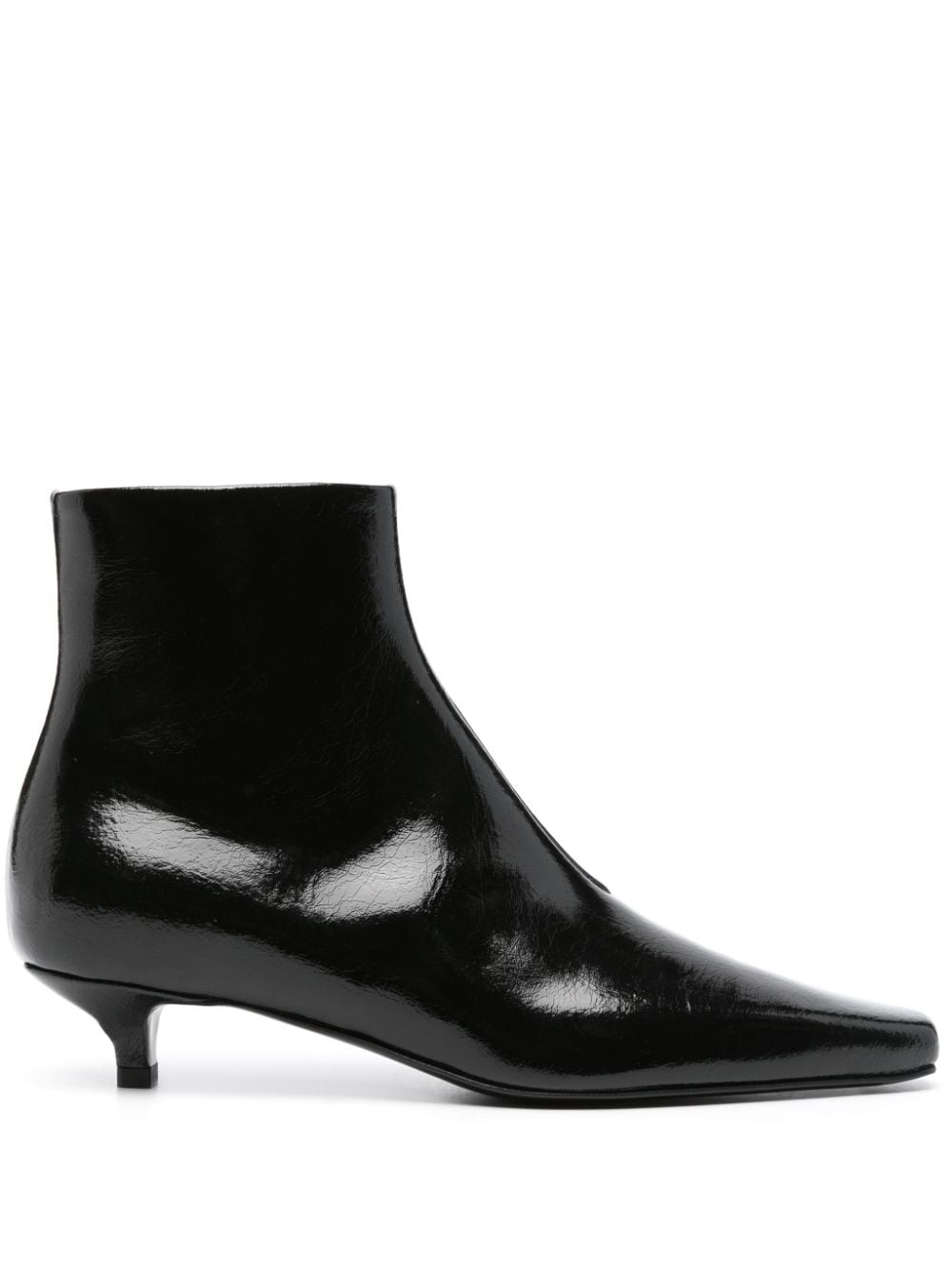40mm leather ankle boots - 1