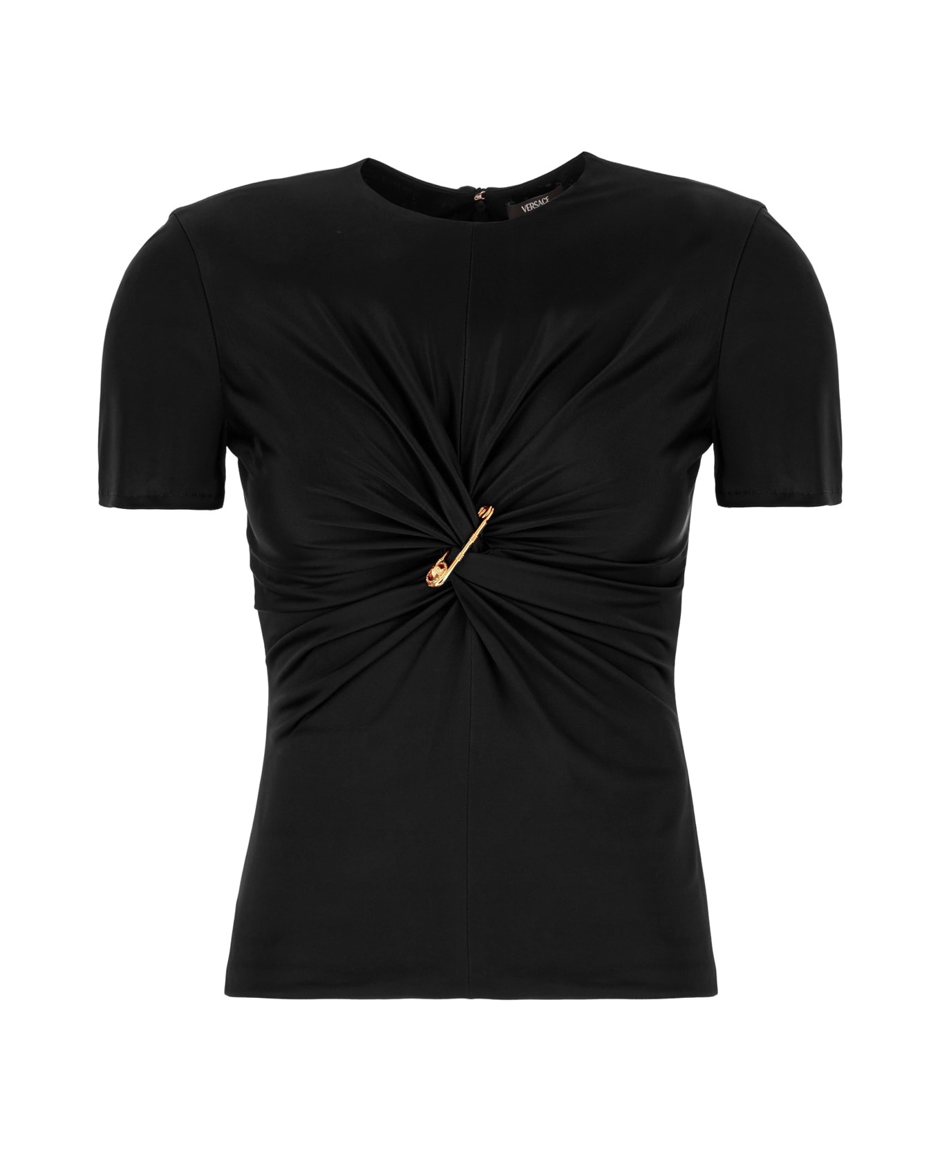 Black Viscose Top - 1