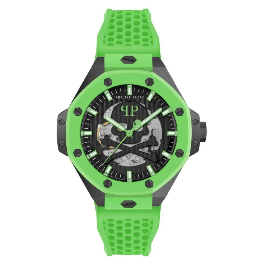 Philipp Plein Skeleton Royal Automatic Black Dial Men's Watch PWPFA0624 - 1
