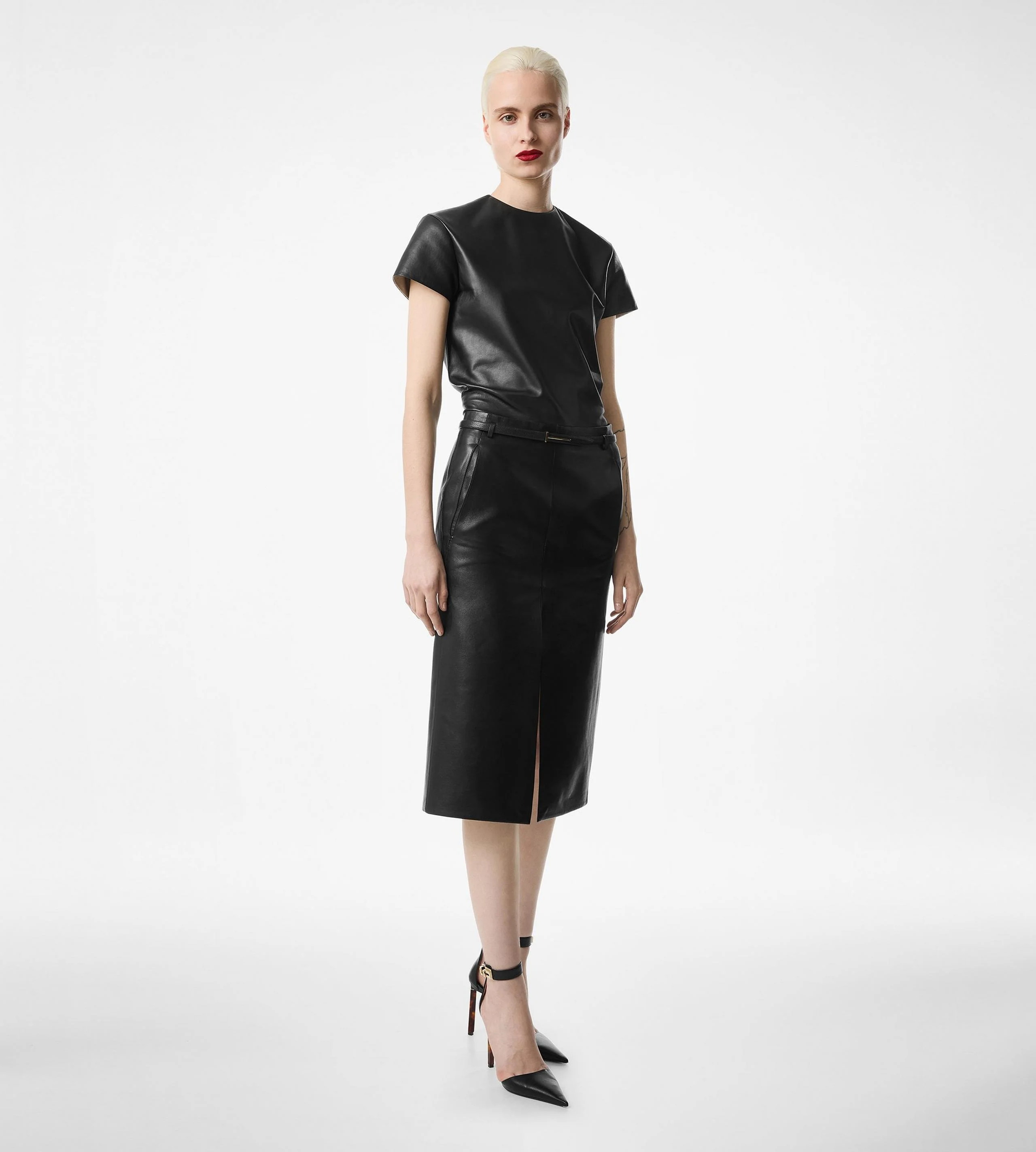 NAPPA LEATHER LUX SKIRT - 1