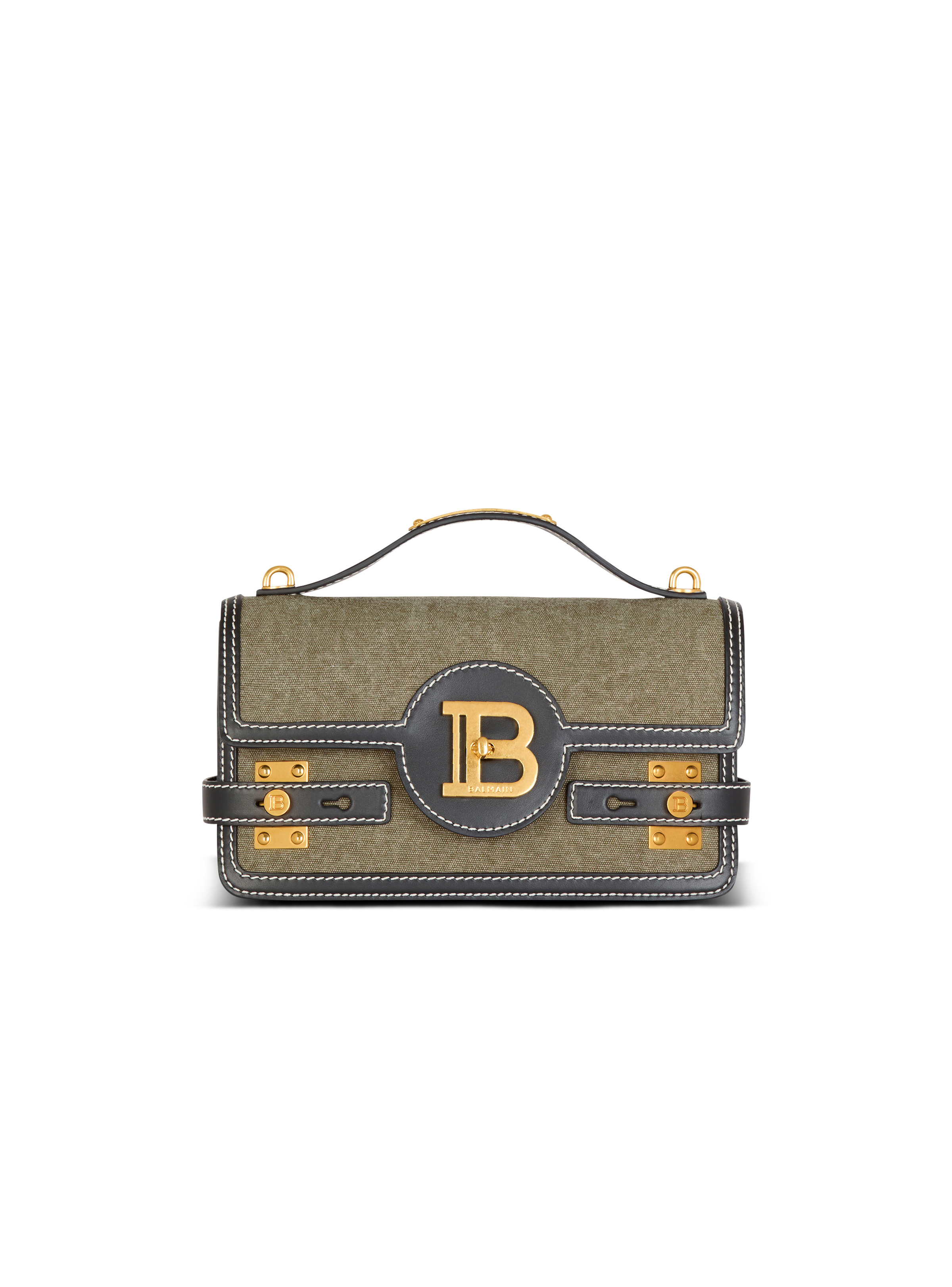 B-Buzz Shoulder 24 leather and canvas bag - 1