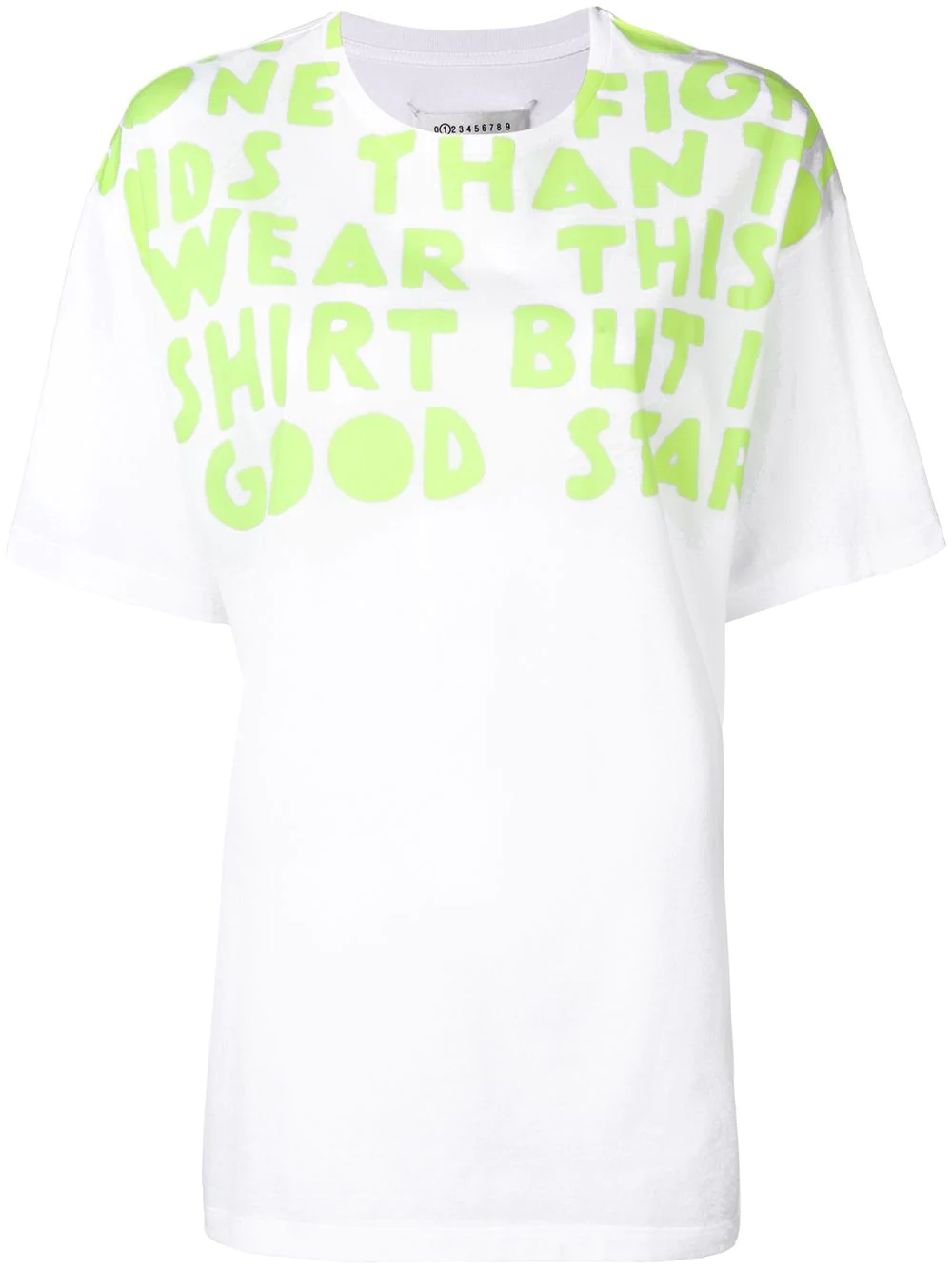 slogan-print T-shirt - 1