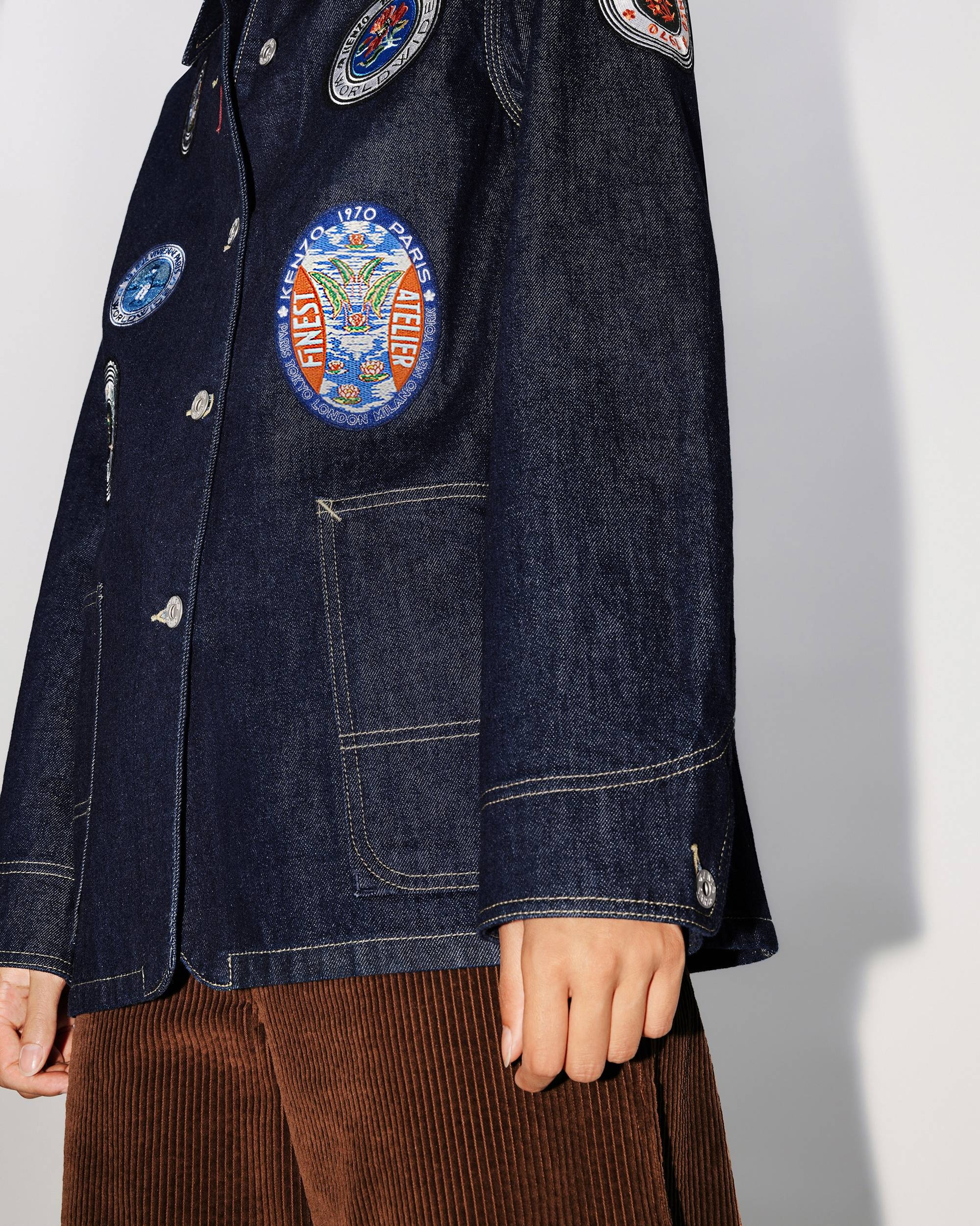 'KENZO Travel' denim workwear jacket - 8