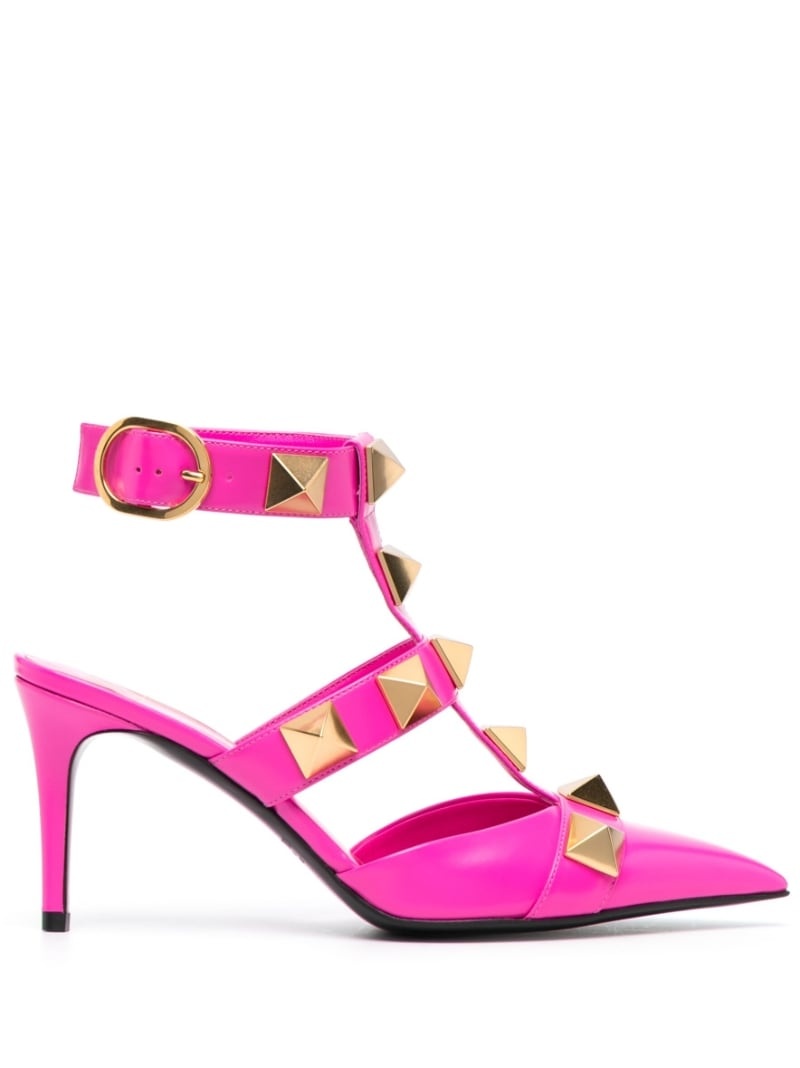 Roman Stud 85mm caged pumps - 1
