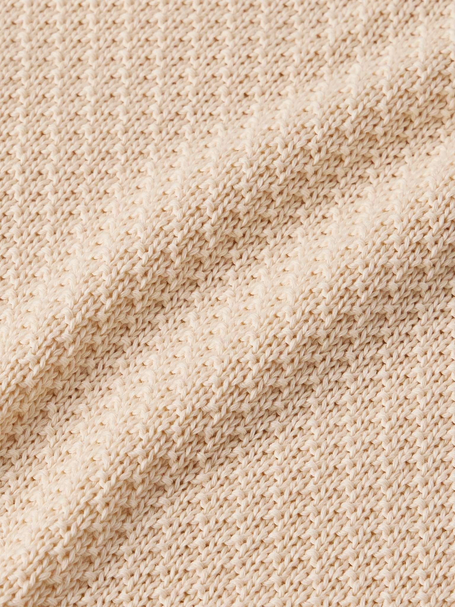 Textured-Cotton Sweater - 5