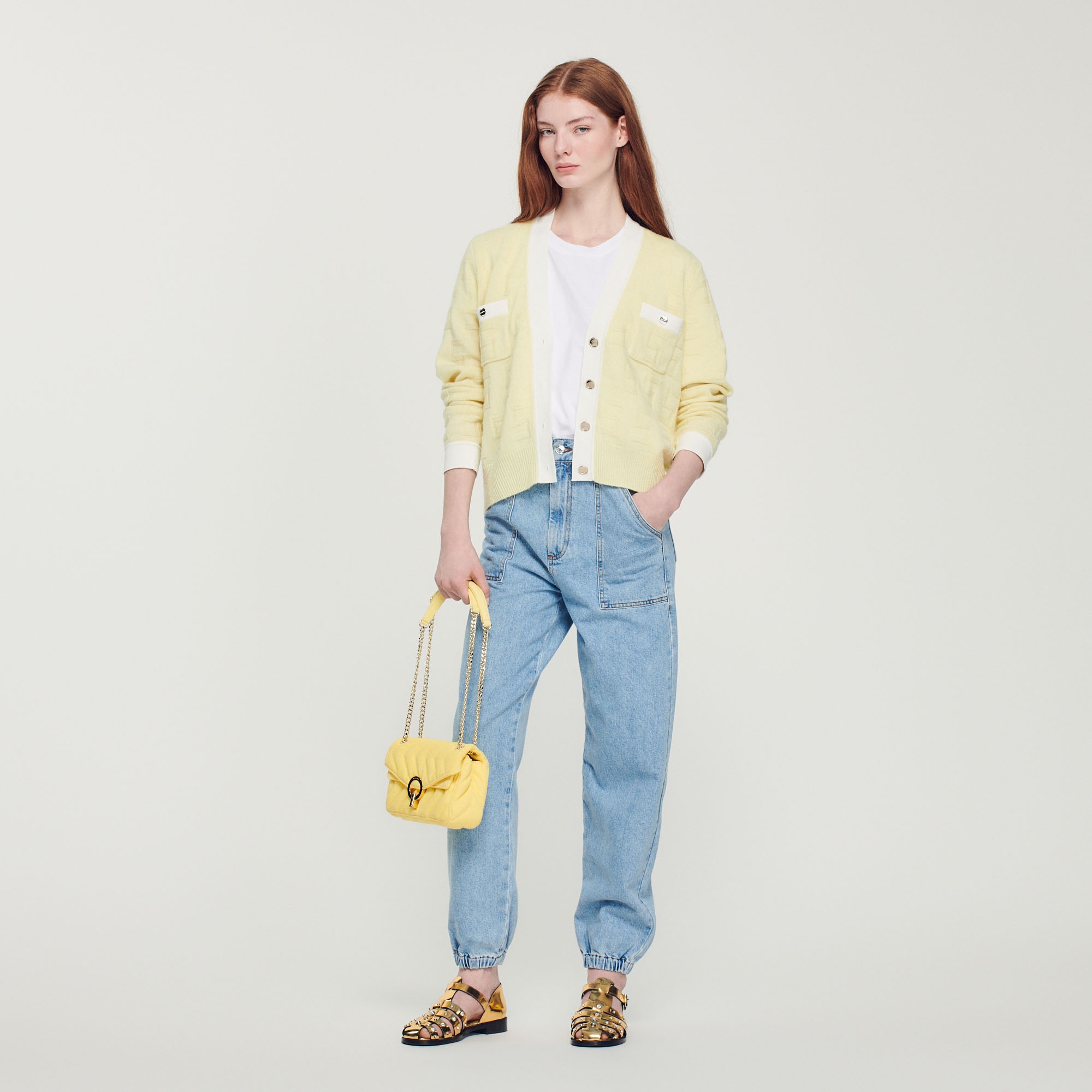Two-tone cardigan - 2