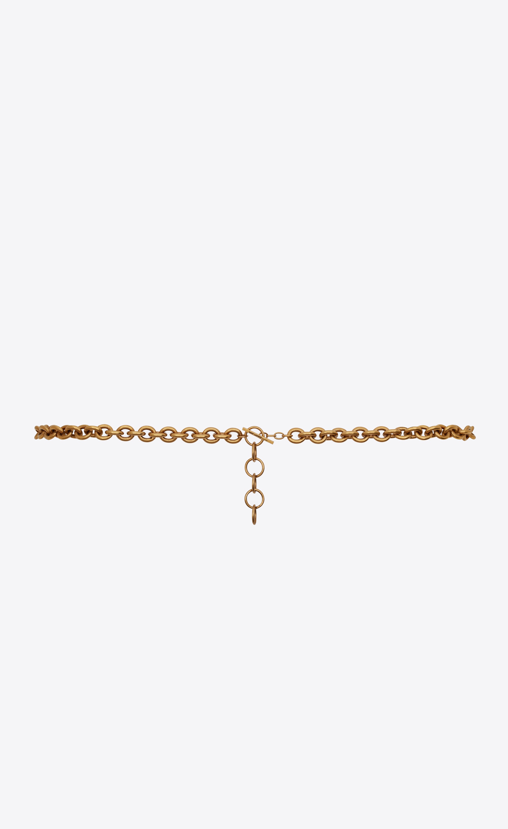 maillon chain belt in metal - 1