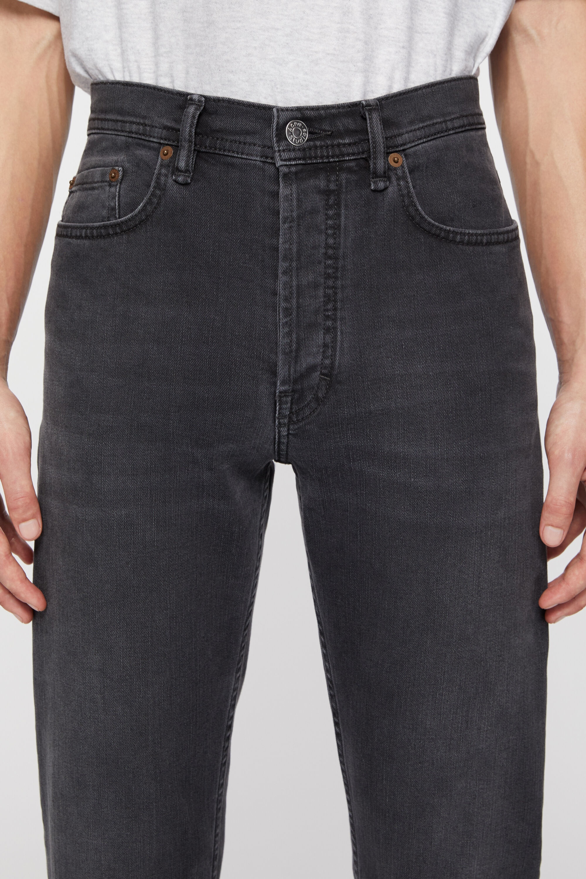 Slim fit jeans - River - Used black - 5