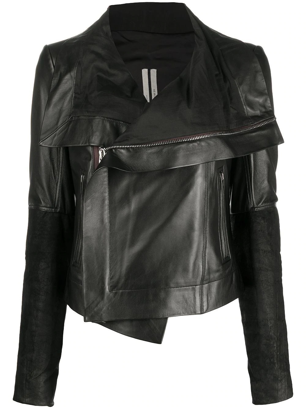 Larry draped biker jacket - 1