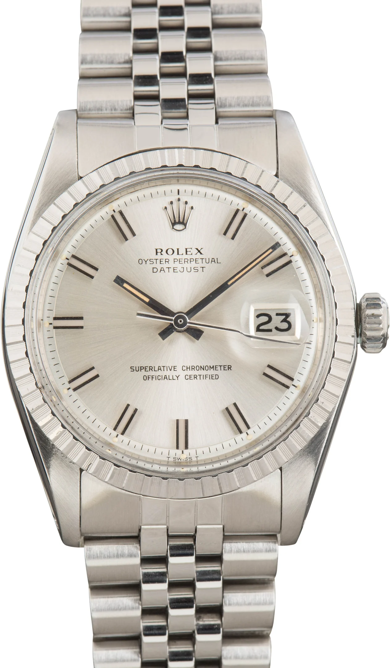 Used Rolex Datejust Steel 1603 Silver Dial - 1