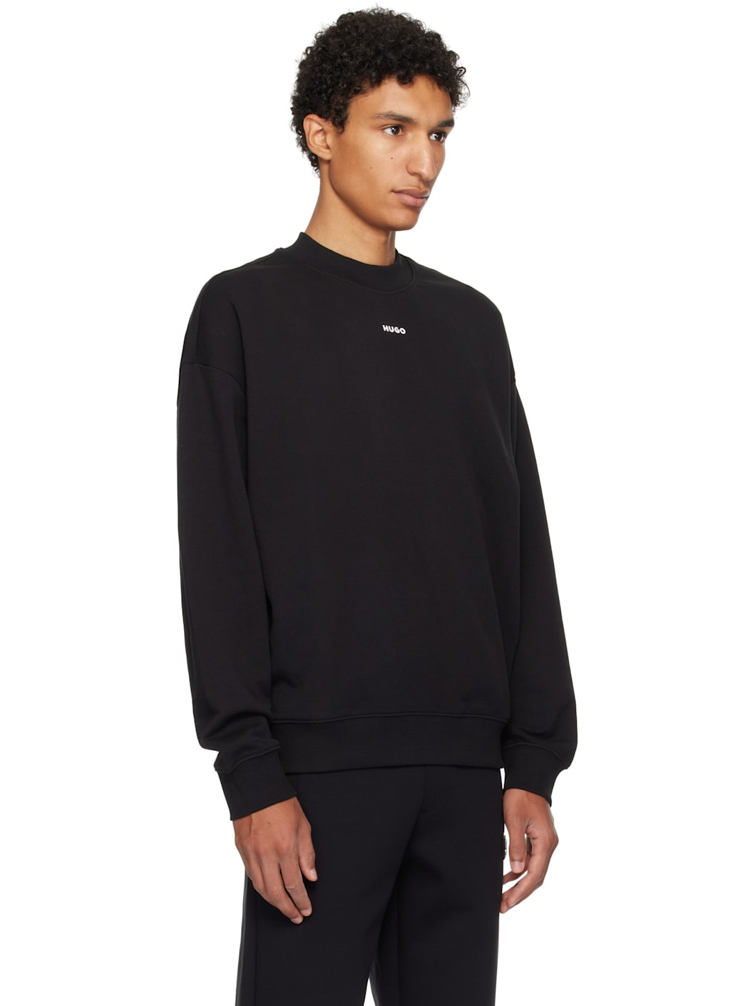 Black Relaxed-Fit Sweatshirt - 2