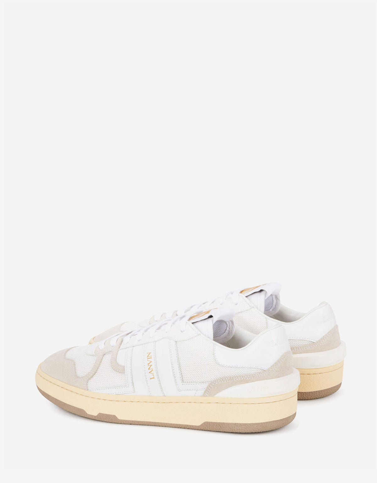 Lanvin White Clay Trainers - 3