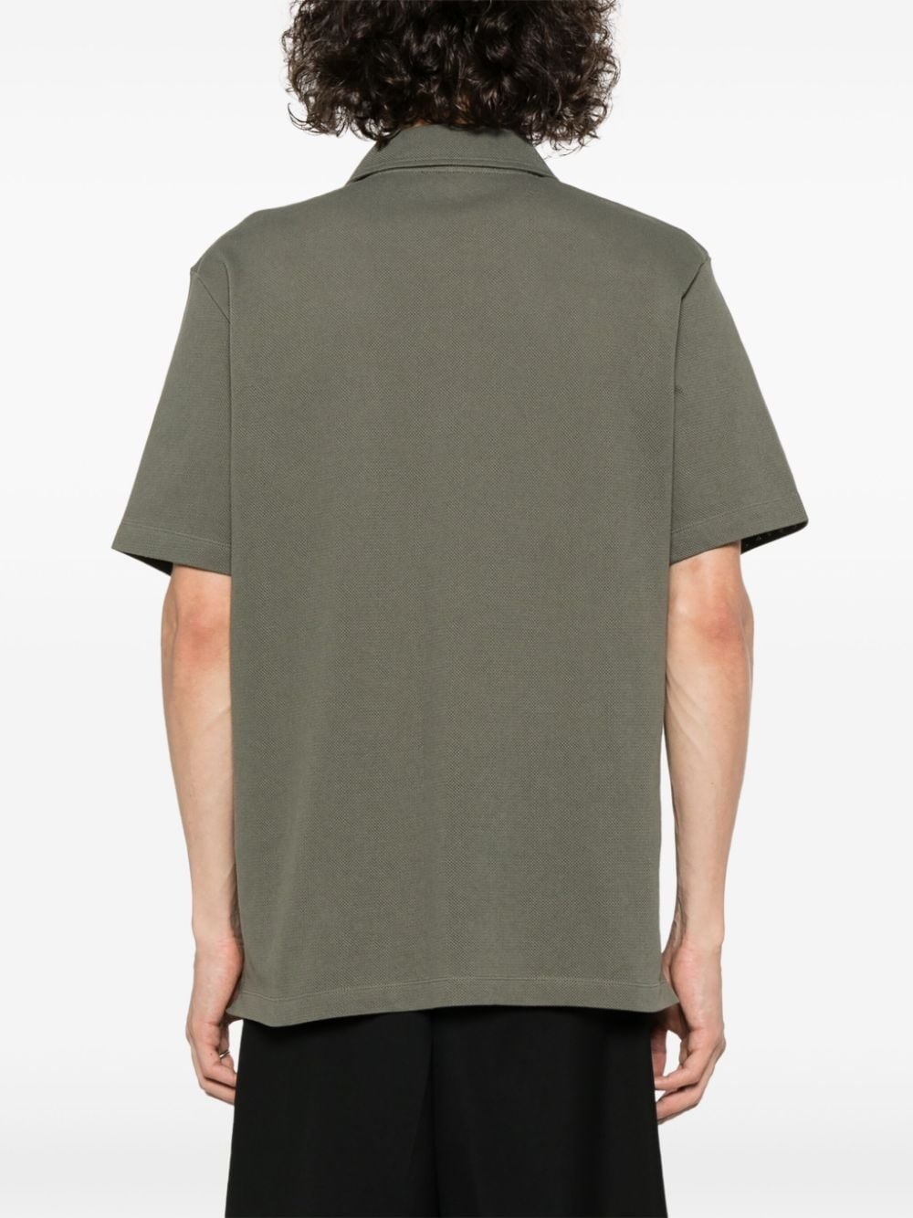 cotton piquÃ©-weave shirt - 4