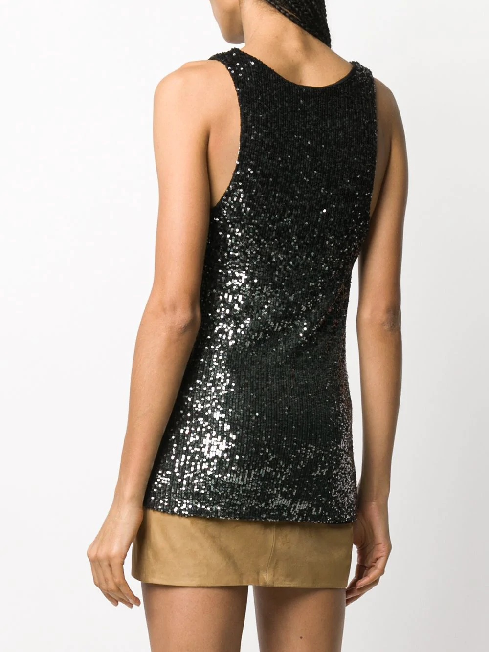 sequinned tank top - 4