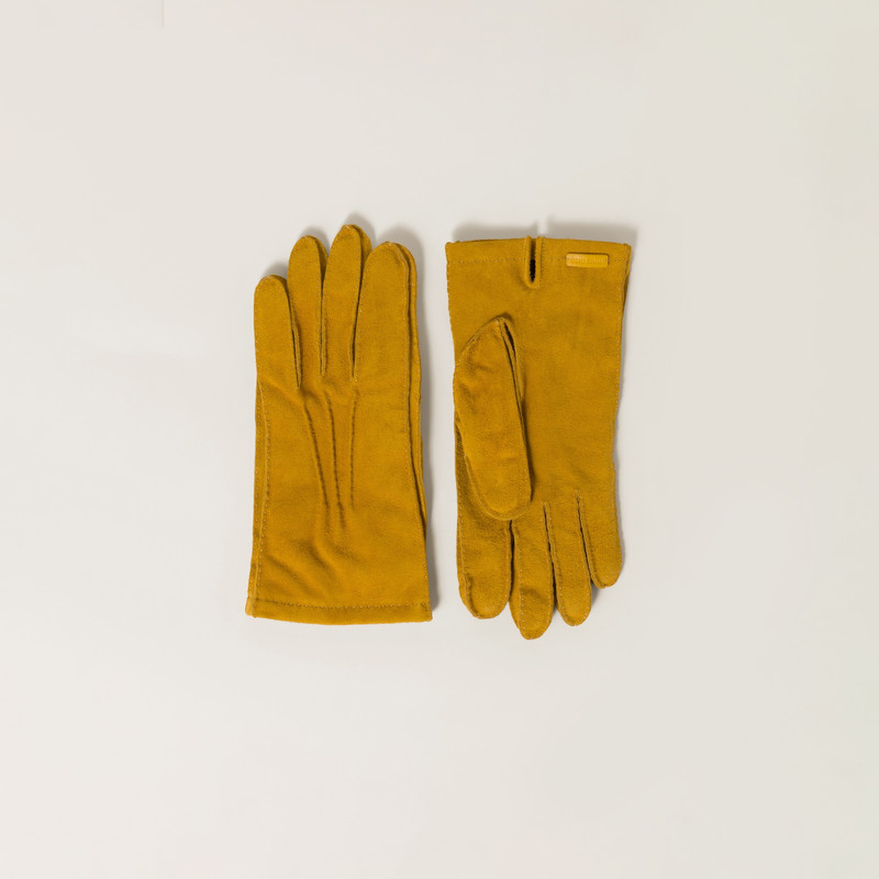 Suede gloves 1