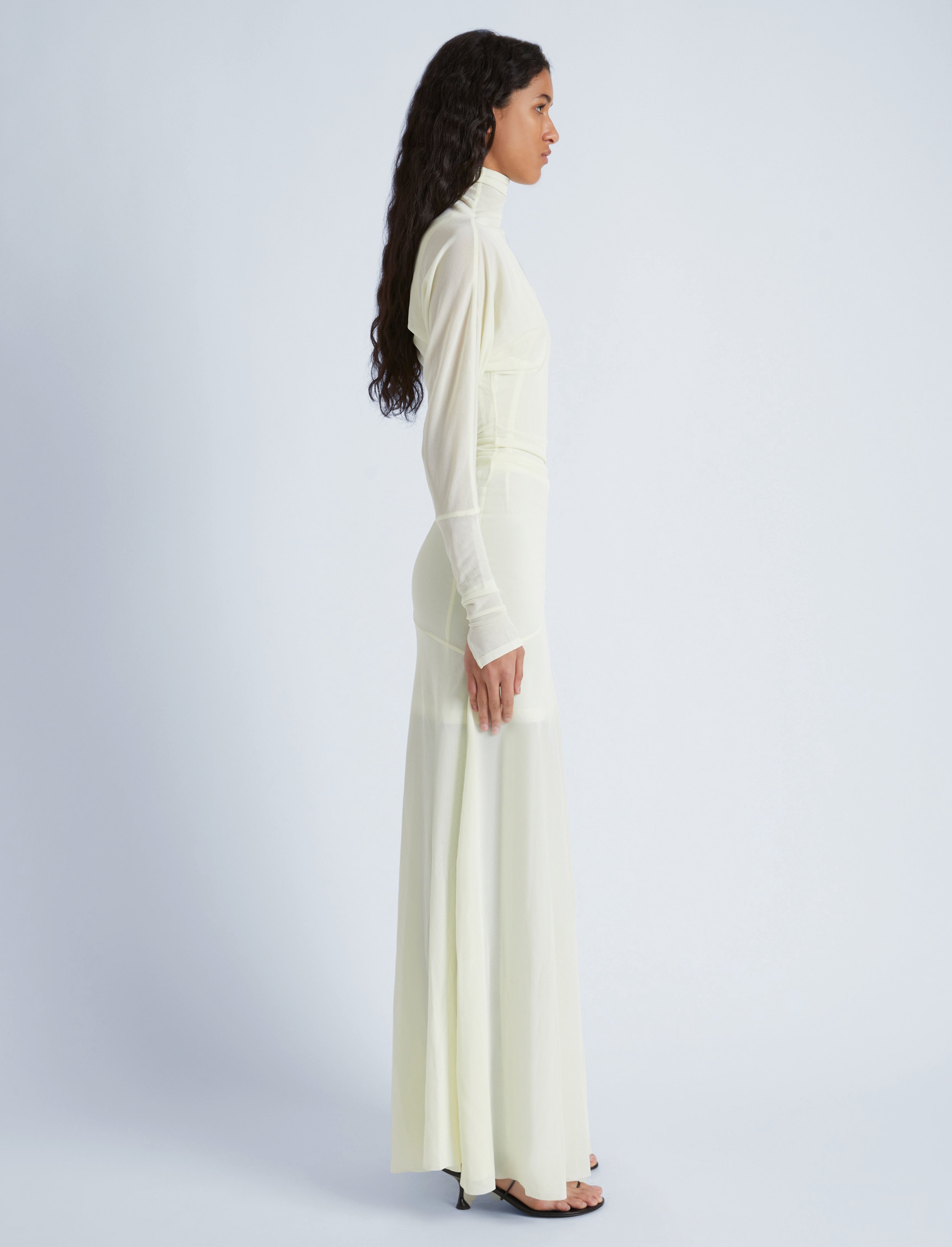 Paula Dress in Sheer Crepe Jersey - 3