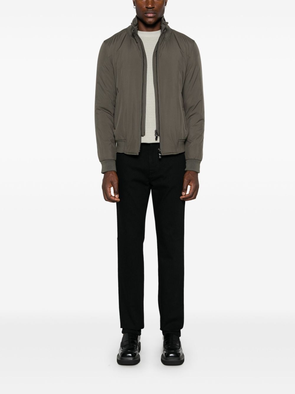 hooded bomber jacket - 2