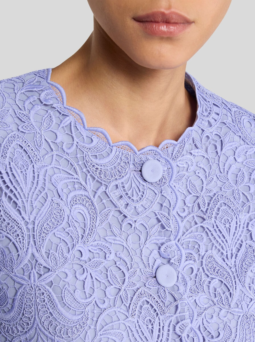 FLORAL MACRAMÉ JACKET - 2