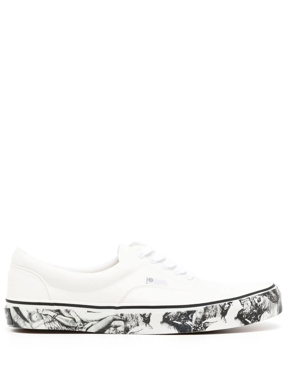lace-up low-top sneakers - 1