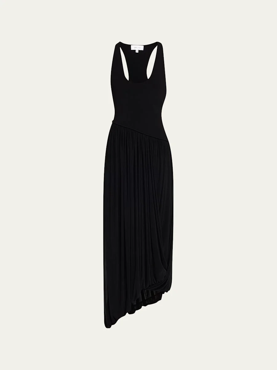 Meyer Racerback Knit High-Low Maxi Dress - 1