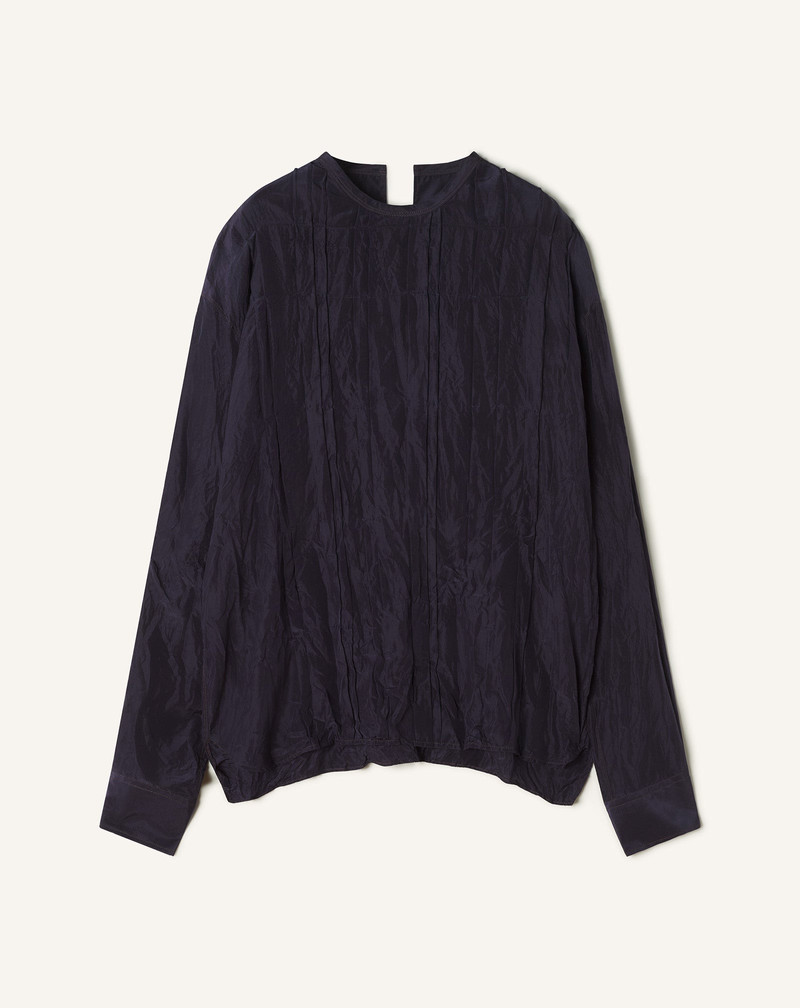 PLEATED SILK TOP 1