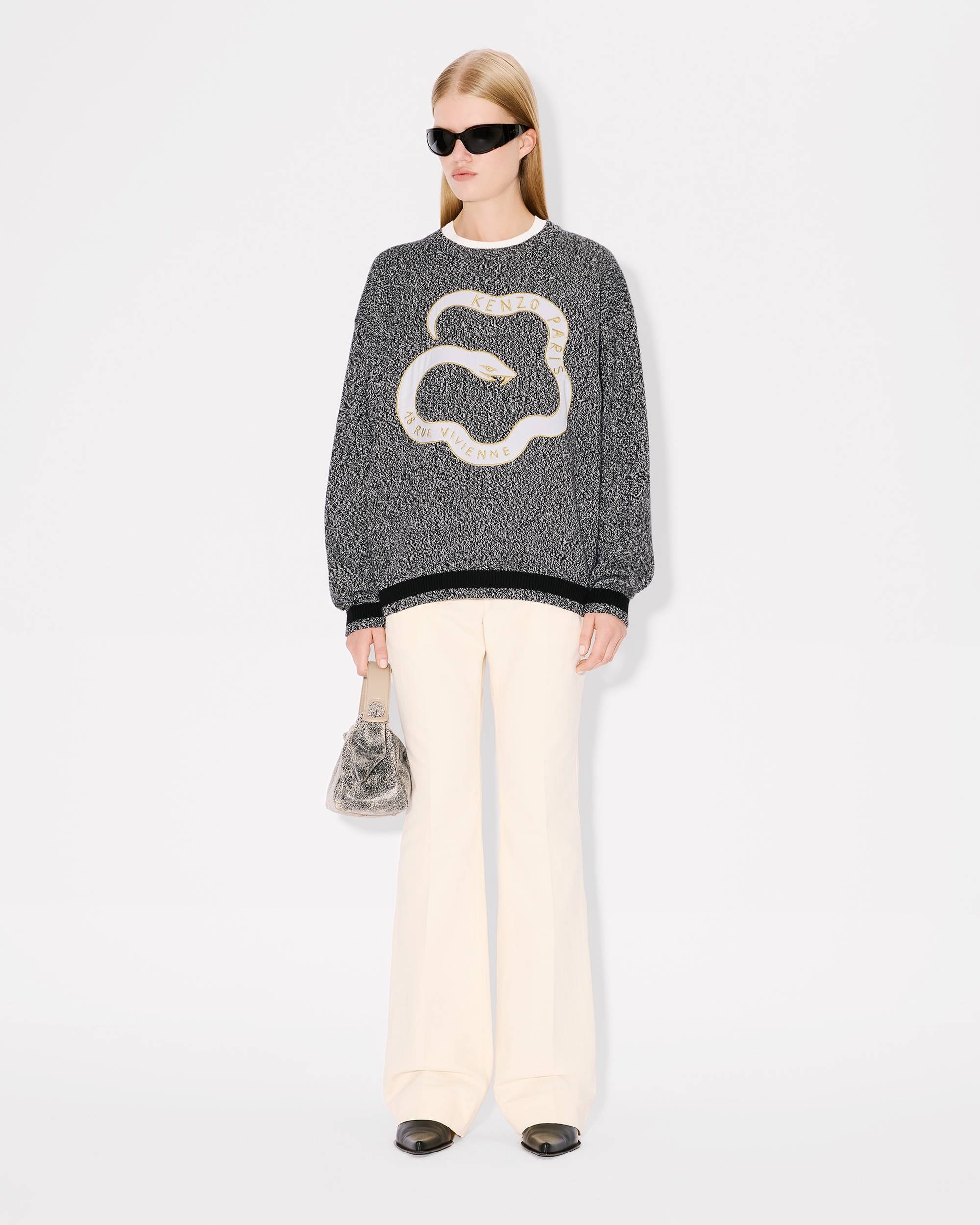 'Lunar New Year' genderless jumper in wool and cotton - 5