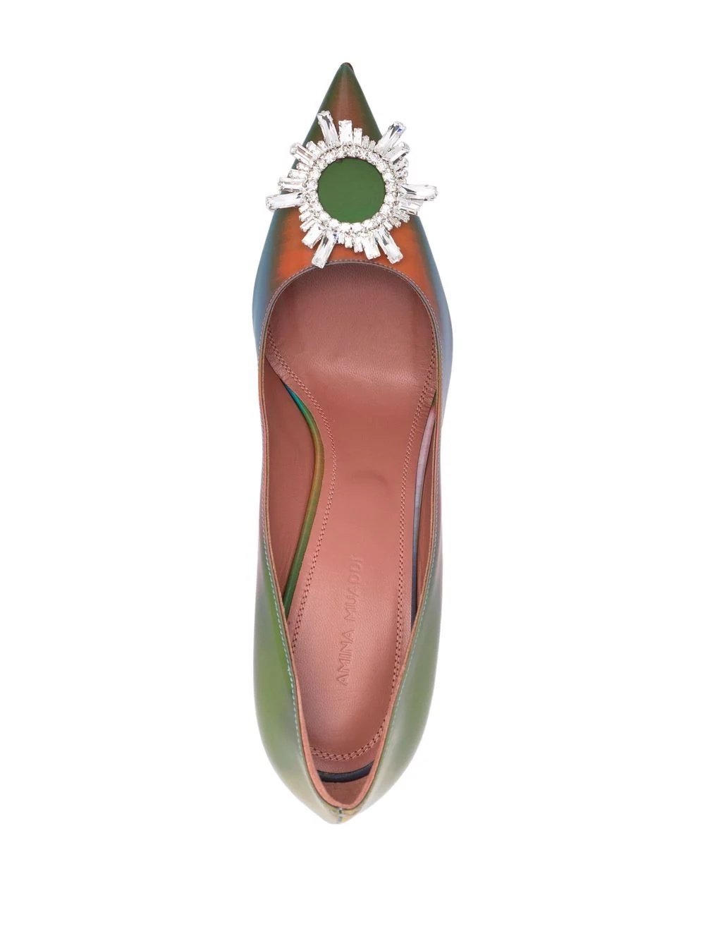 Begum crystal-embellished 95mm pumps - 4