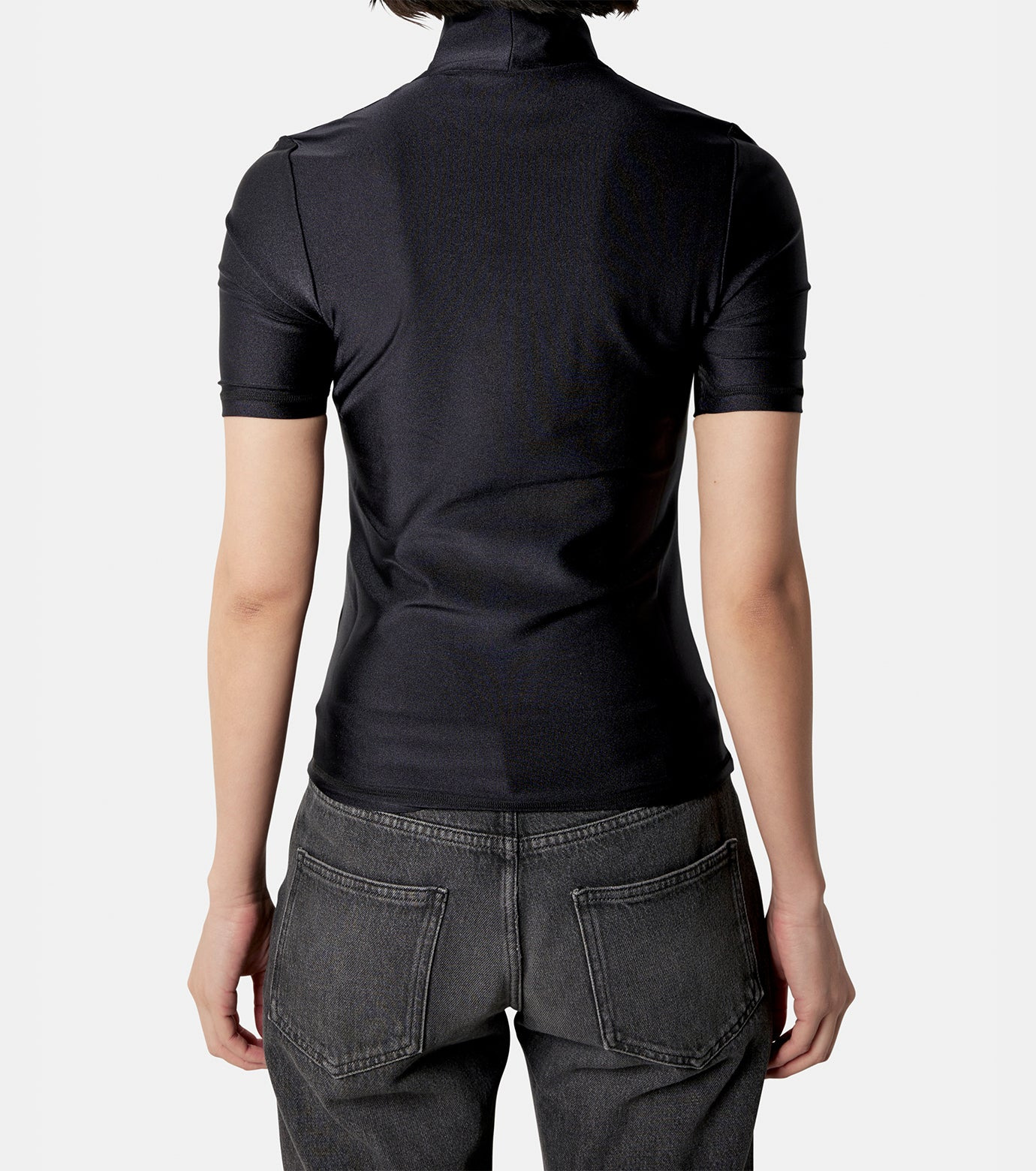 High Neck Fitted Top - 3
