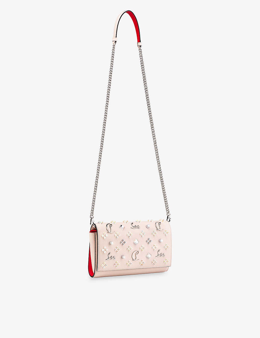 Christian Louboutin Paloma Clutch Pink Rose